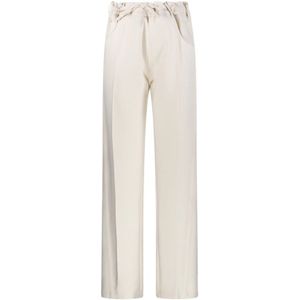 Darkpark, Dames, Broeken, Wit, Maat: W26 Leer,