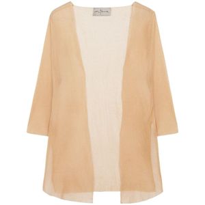 Cortana, Dames, Blouses & Shirts, Oranje, Maat: XS Zijde,