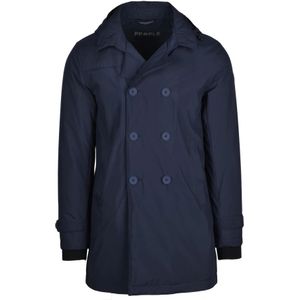 People of Shibuya, Heren, Mantels, Blauw, Maat: 3XL Poliester,