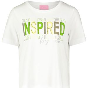 Betty Barclay - Glitterend Basic T-shirt - Wit - Dames