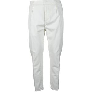 Dondup, Heren, Broeken, Wit, Maat: W36 Katoen,