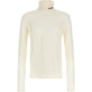 Jil Sander, Heren, Truien, Beige, Maat: M