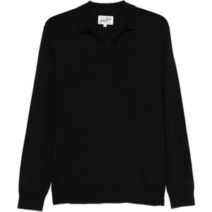 MC2 Saint Barth, Heren, Truien, Zwart, Maat: S Wol,