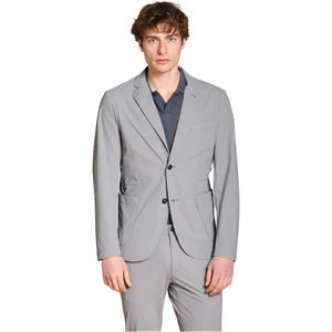 Mason's, Heren, Jassen, Grijs, Maat: 2XL Jersey,