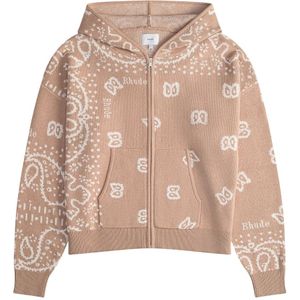 Rhude, Heren, Sweatshirts & Hoodies, Roze, Maat: L Katoen,