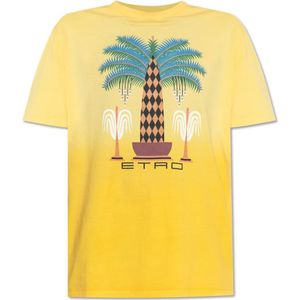 Etro, Dames, Tops, Geel, Maat: XS Katoen,