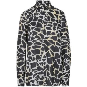 Maliparmi, Dames, Blouses & Shirts, Veelkleurig, Maat: S Zijde,