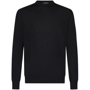 Jil Sander, Heren, Sweatshirts & Hoodies, Zwart, Maat: M Wol,