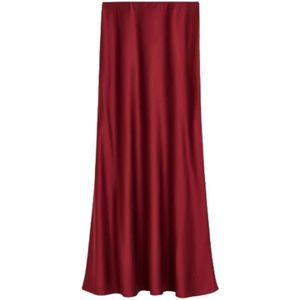 By Malene Birger, Dames, Rokken, Rood, Maat: S Satijn,