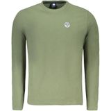 North Sails - T-shirt met Lange Mouwen - Groen - Katoen