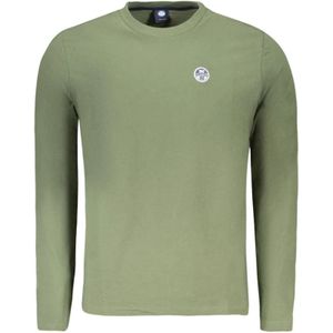 North Sails - T-shirt met Lange Mouwen - Groen - Katoen