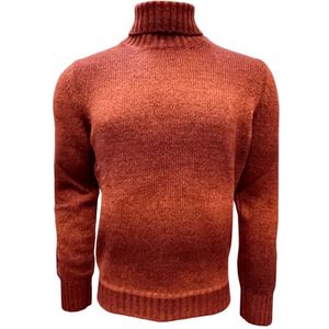 Gran Sasso, Heren, Truien, Oranje, Maat: M Wol,