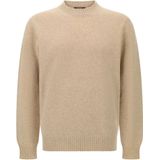 Boggi Milano, Heren, Truien, Beige, Maat: S Wol,
