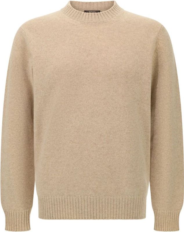 Boggi Milano, Heren, Truien, Beige, Maat: S Wol,