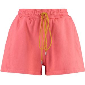 Rhude, Dames, Korte broeken, Roze, Maat: XS Katoen,