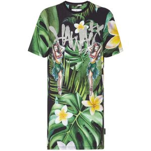 Philipp Plein, Dames, Jurken, Groen, Maat: XS Katoen,