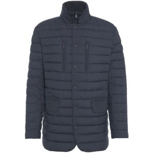 Save The Duck, Heren, Jassen, Blauw, Maat: M Poliester,