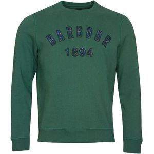 Barbour, Heren, Sweatshirts & Hoodies, Groen, Maat: M Katoen,