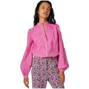 Fabienne Chapot, Dames, Blouses & Shirts, Roze, Maat: M Katoen,