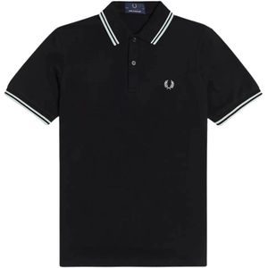 Fred Perry, Heren, Tops, Zwart, Maat: XS