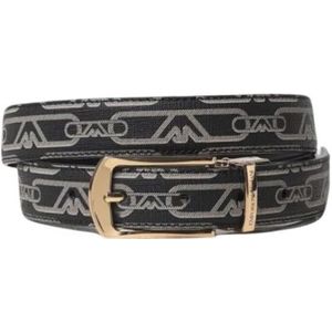 Emporio Armani, Dames, Accessoires, Zwart, Maat: 85 CM Leer,