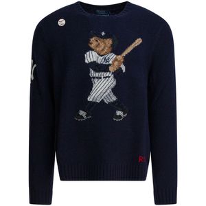 Polo Ralph Lauren, Heren, Truien, Blauw, Maat: M Katoen,