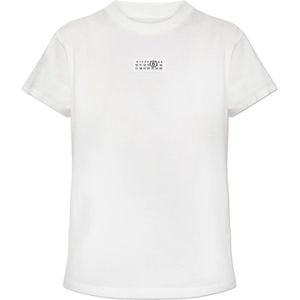 MM6 Maison Margiela, Dames, Tops, Wit, Maat: L