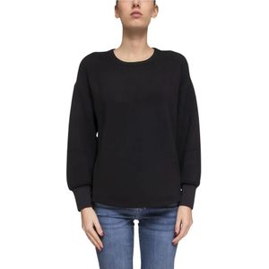 Emporio Armani, Dames, Sweatshirts & Hoodies, Zwart, Maat: M