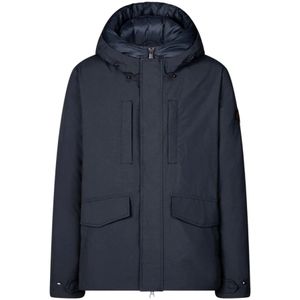 Save The Duck, Heren, Jassen, Blauw, Maat: L Katoen,