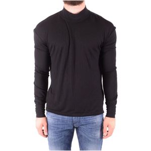 Diesel, Heren, Tops, Zwart, Maat: XS Viscose,