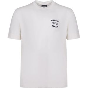 Emporio Armani, Heren, Tops, Wit, Maat: XL