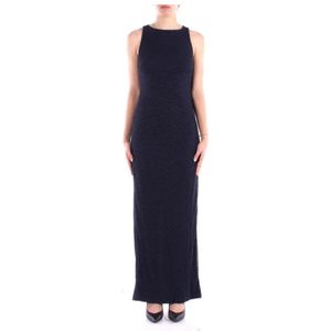 Ralph Lauren, Dames, Jurken, Blauw, Maat: L Poliester,