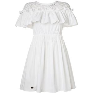 Philipp Plein, Dames, Jurken, Wit, Maat: S Katoen,