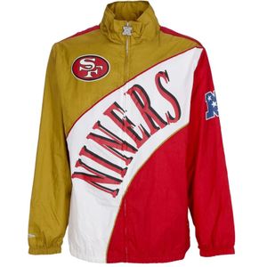 Mitchell & Ness, Heren, Jassen, Veelkleurig, Maat: L Nylon,