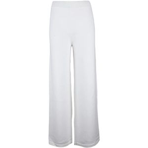 Max Mara, Dames, Broeken, Wit, Maat: S Wol,