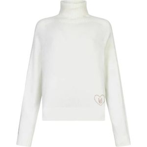 Liu Jo, Dames, Truien, Wit, Maat: S Wol,