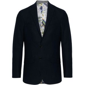 Etro, Heren, Jassen, Blauw, Maat: L Katoen,