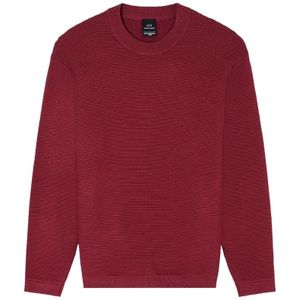 Armani Exchange, Heren, Truien, Rood, Maat: XS Viscose,