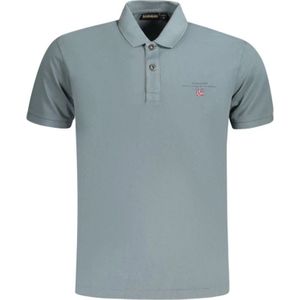 Napapijri - Polo - Grijs - Katoen - Regular Fit