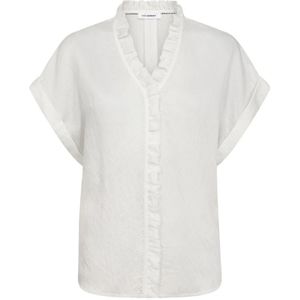 Co'Couture, Dames, Blouses & Shirts, Wit, Maat: XS