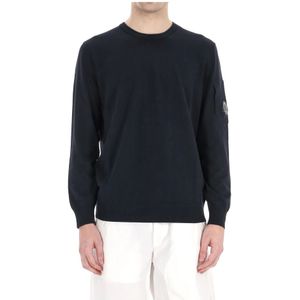 C.p. Company, Heren, Truien, Blauw, Maat: S Katoen,
