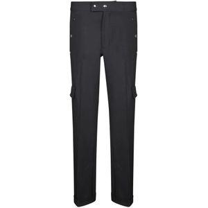 Wales Bonner, Heren, Broeken, Zwart, Maat: M