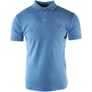 Ralph Lauren, Heren, Tops, Blauw, Maat: S Katoen,