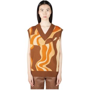 Rejina Pyo, Dames, Truien, Bruin, Maat: M Wol,