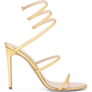 René Caovilla, Dames, Schoenen, Geel, Maat: 40 EU Leer,