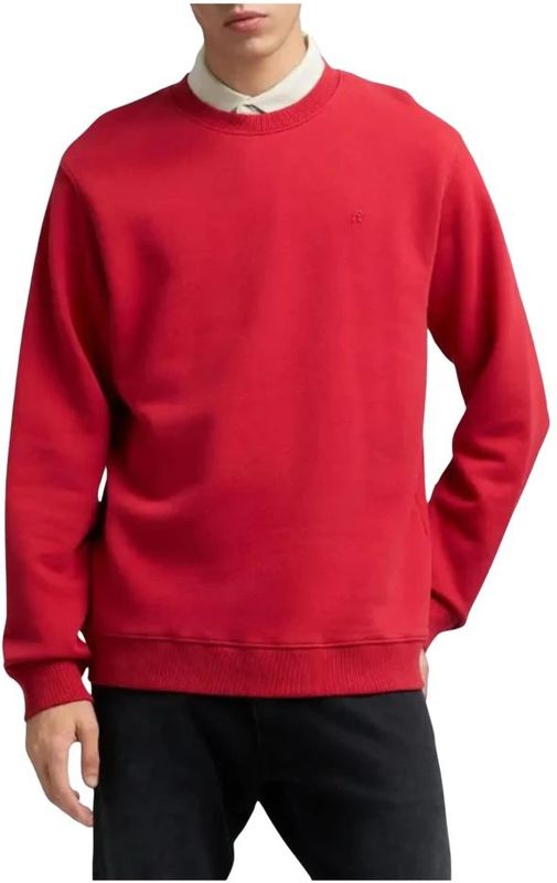 Replay - Crewneck Sweatshirt - Rood - Katoenmix - Heren
