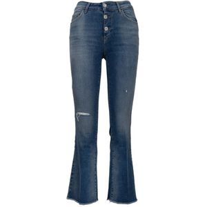 Liu Jo, Dames, Jeans, Blauw, Maat: W25 Katoen,