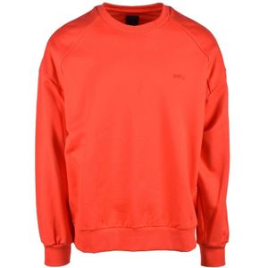 Juun.J, Heren, Sweatshirts & Hoodies, Rood, Maat: S Katoen,