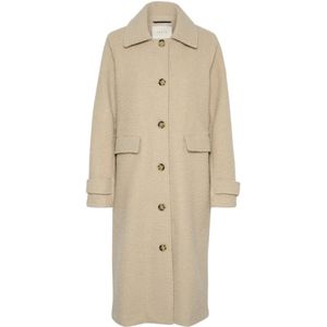 Kaffe, Dames, Mantels, Beige, Maat: XS