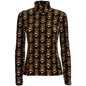 La DoubleJ, Dames, Truien, Veelkleurig, Maat: L Polyamide,